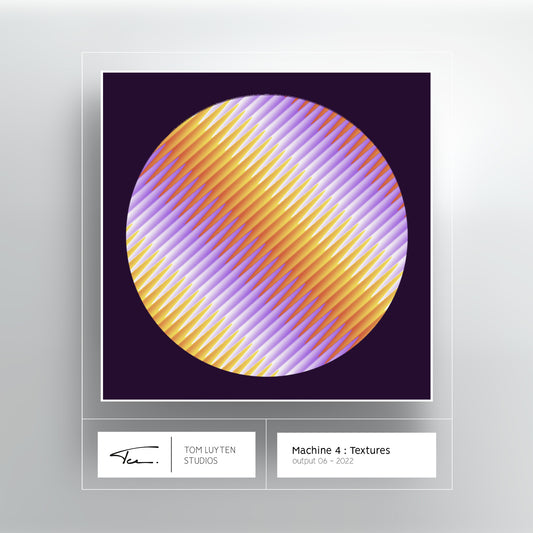 Machine 04 : circular textures - output 6 (80x80 cm)